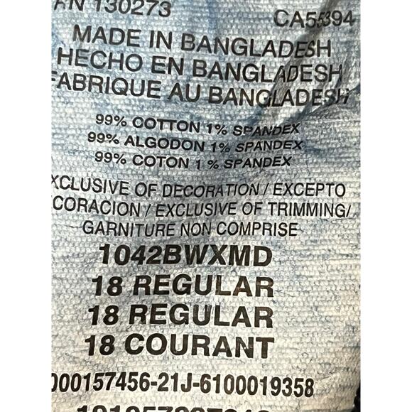 Wrangler 20X Women’s 18R Blue Straight Leg Denim Jeans 5 Pocket Western Style - Picture 4 of 8